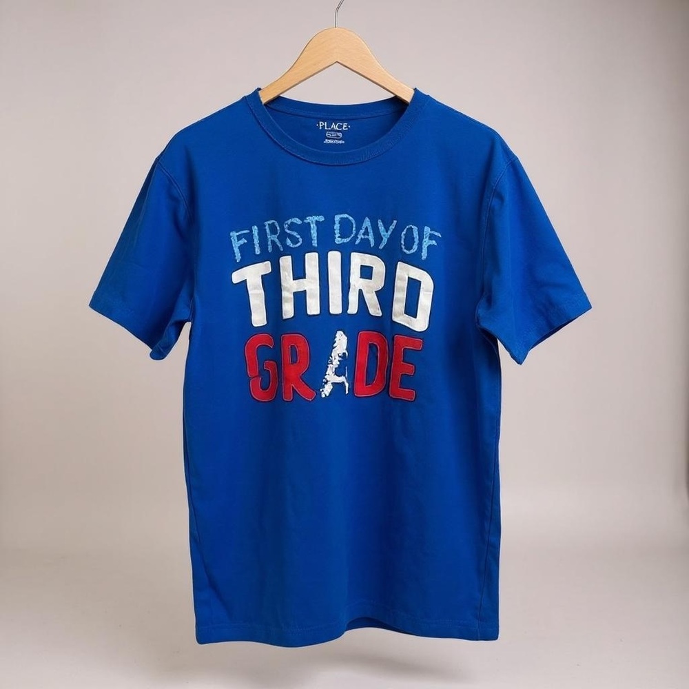Children’s Place Boys First Day of Third‎ Grade Shirt Size XXL 16